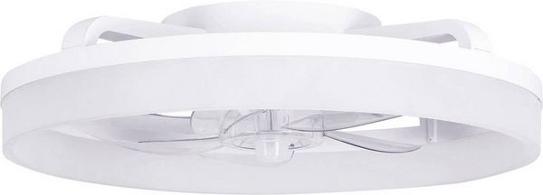 Produktbild: Westinghouse Deckenventilator 20W (&Oslash; x H) 500mm x 165mm Wei&szlig; Timer, mit Fernbedienung, mit Beleuchtung, Wendbare Fl&uuml;gel, mi