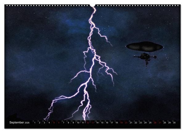 Produktbild: Luftschiffe &uuml;ber fremden Landschaften (Wandkalender 2026 DIN A2 quer), CALVENDO Monatskalender