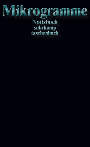Produktbild: Notizbuch &raquo;Mikrogramme&laquo;