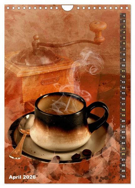Produktbild: kochKUNST Verliebt in Omas K&uuml;che (Wandkalender 2026 DIN A4 hoch), CALVENDO Monatskalender