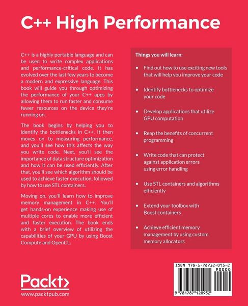 Produktbild: C++ High Performance