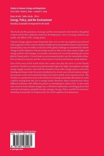 Produktbild: Energy, Policy, and the Environment