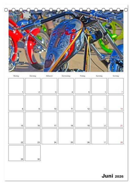 Produktbild: Best of Harley-Davidson Custom-Style 2026 (Tischkalender 2026 DIN A5 hoch), CALVENDO Monatskalender
