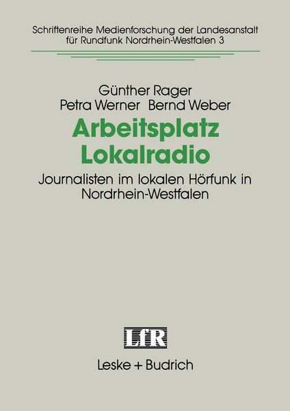 Produktbild: Arbeitsplatz Lokalradio