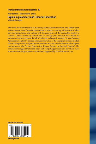 Produktbild: Explaining Monetary and Financial Innovation