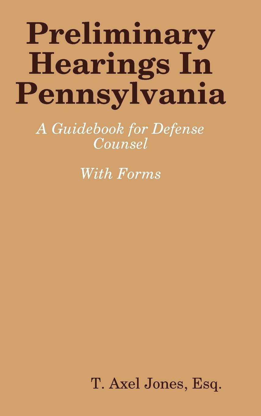 Produktbild: Preliminary Hearings In Pennsylvania