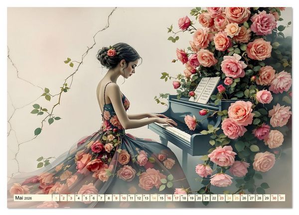 Produktbild: Piano der Tr&auml;ume (Wandkalender 2026 DIN A3 quer), CALVENDO Monatskalender