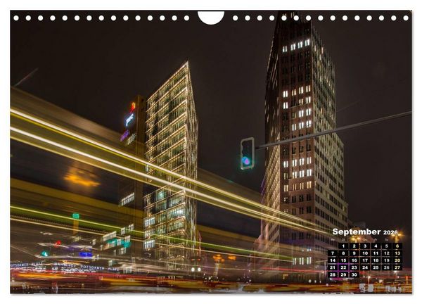 Produktbild: Berlin im Lichterglanz 2026 (Wandkalender 2026 DIN A4 quer), CALVENDO Monatskalender