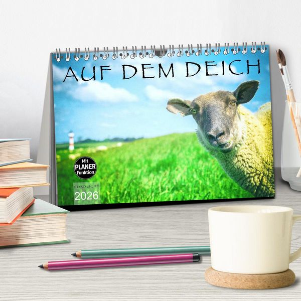 Produktbild: AUF DEM DEICH (Tischkalender 2026 DIN A5 quer), CALVENDO Monatskalender