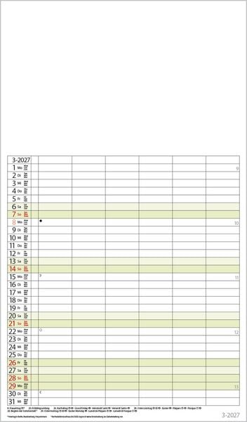 Produktbild: FMB Familienplaner XL 2027