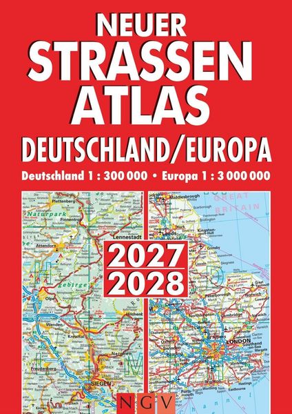 Produktbild: Neuer Stra&szlig;enatlas Deutschland/Europa 2027/2028