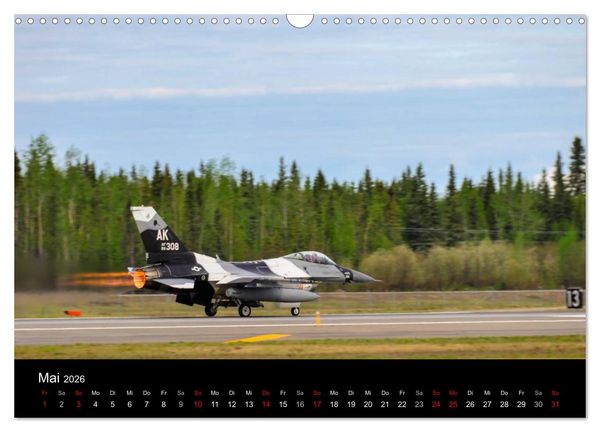 Produktbild: F-16 Fliegende Legende (Wandkalender 2026 DIN A3 quer), CALVENDO Monatskalender