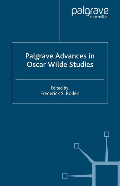 Produktbild: Palgrave Advances in Oscar Wilde Studies