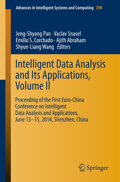 Produktbild: Intelligent Data analysis and its Applications, Volume II