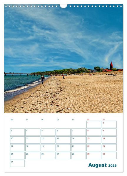 Produktbild: Ostseebad Rerik - Terminplaner (Wandkalender 2026 DIN A3 hoch), CALVENDO Monatskalender