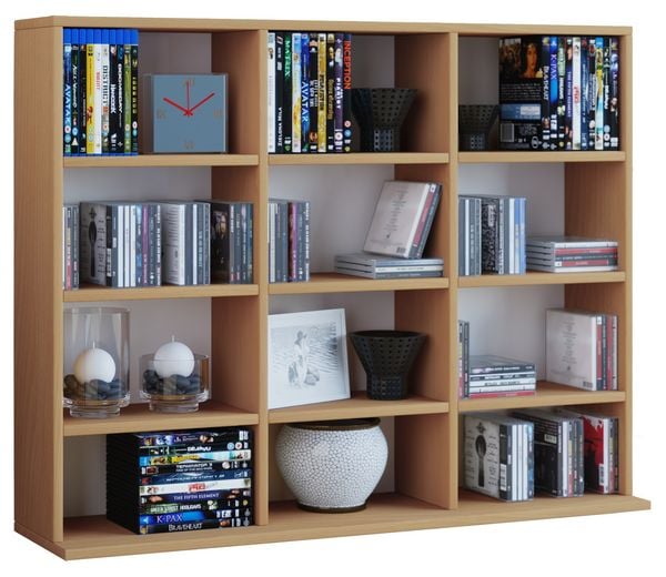 Produktbild: Holz CD DVD Standregal B&uuml;cherregal Regal Megosa L