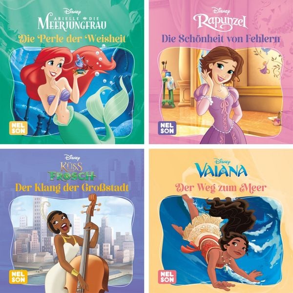 Produktbild: 4er-Set Maxi-Mini 48: Disney Prinzessin