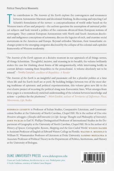 Produktbild: The Anomie of the Earth