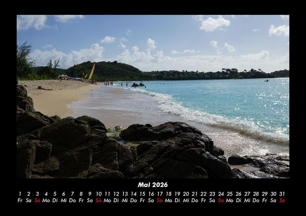 Produktbild: Karibik 2026 Fotokalender DIN A3