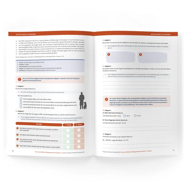 Produktbild: Sicher zum Mittleren Bildungsabschluss Deutsch Saarland &ndash; Trainingsbuch inkl. L&ouml;sungen und Onlinekurs