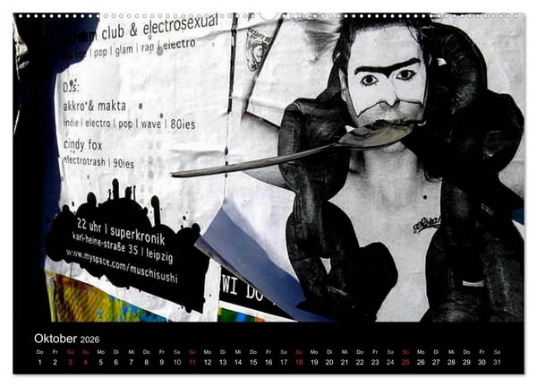 Produktbild: Grafitti 2026 (Wandkalender 2026 DIN A2 quer), CALVENDO Monatskalender