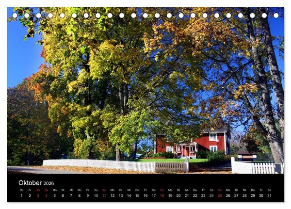 Produktbild: S&uuml;dschweden (Tischkalender 2026 DIN A5 quer), CALVENDO Monatskalender