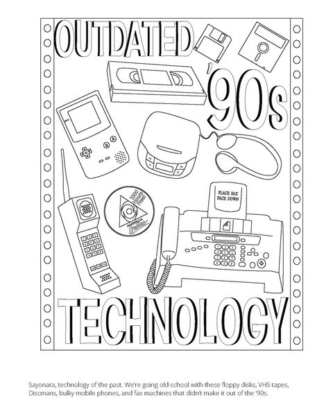 Produktbild: The 1990s Coloring Book