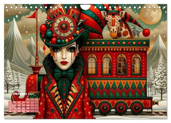 Produktbild: Tierisch extravagant (Wandkalender 2027 DIN A4 quer), CALVENDO Monatskalender