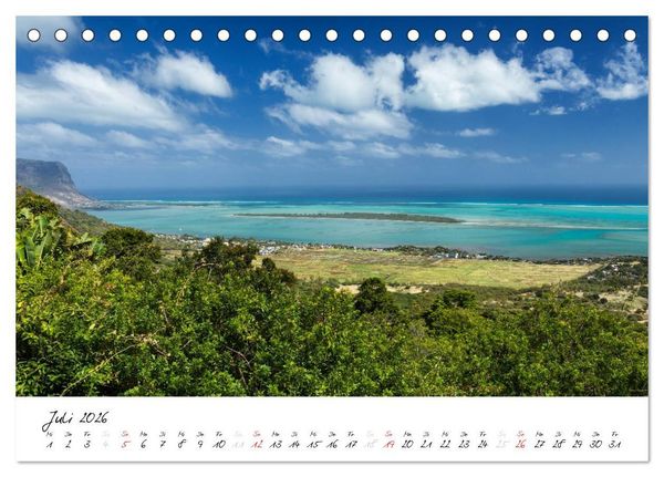 Produktbild: Mauritius - Insel zum Durchatmen (Tischkalender 2026 DIN A5 quer), CALVENDO Monatskalender