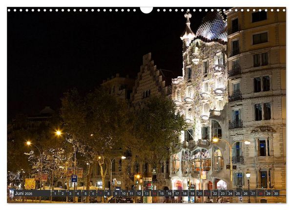 Produktbild: Metropole Barcelona (Wandkalender 2026 DIN A3 quer), CALVENDO Monatskalender