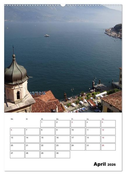 Produktbild: Am Gardasee (Wandkalender 2026 DIN A2 hoch), CALVENDO Monatskalender