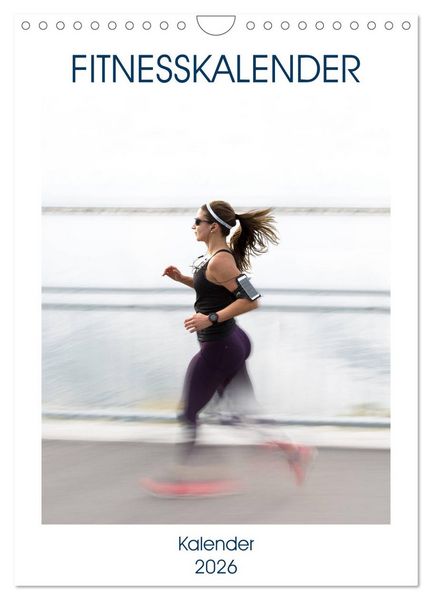 Fitnesskalender (Wandkalender 2026 DIN A4 hoch), CALVENDO Monatskalender