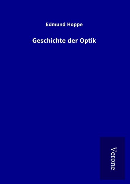 Produktbild: Geschichte der Optik