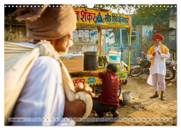 Produktbild: Alltag in Indien (Wandkalender 2026 DIN A3 quer), CALVENDO Monatskalender