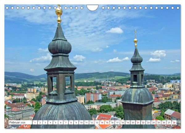 Produktbild: Visit Pilsen & Klatovy - Zwei b&ouml;hmische St&auml;dte - Ein perfekter Urlaubstag (Wandkalender 2026 DIN A4 quer), CALVENDO Monatskalender