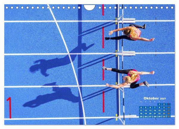 Produktbild: Faszination Leichtathletik: Schneller, h&ouml;her, weiter (Wandkalender 2027 DIN A4 quer), CALVENDO Monatskalender