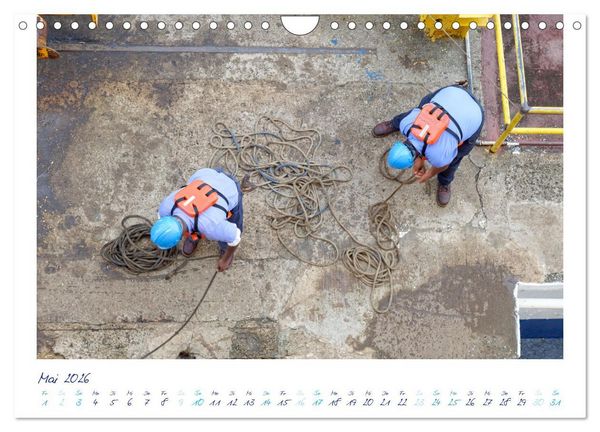 Produktbild: PANAMA-KANAL: Drahtseilakt-Bilder (Wandkalender 2026 DIN A4 quer), CALVENDO Monatskalender