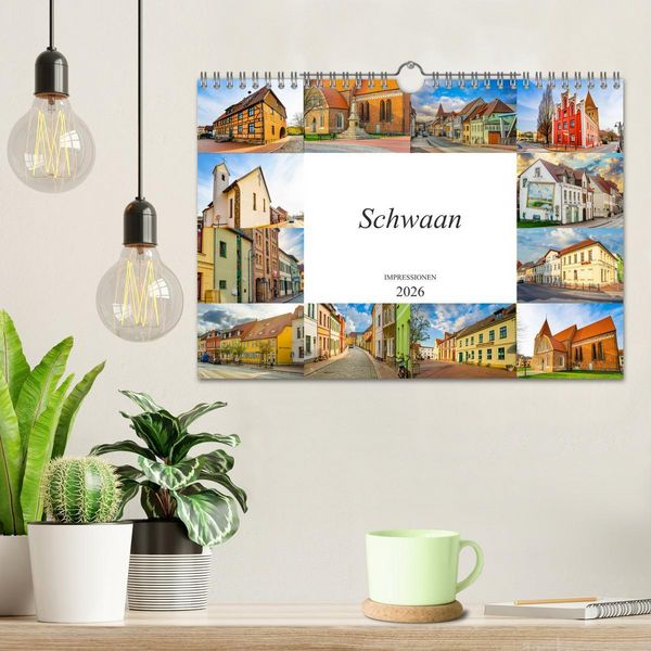 Produktbild: Schwaan Impressionen (Wandkalender 2026 DIN A4 quer), CALVENDO Monatskalender