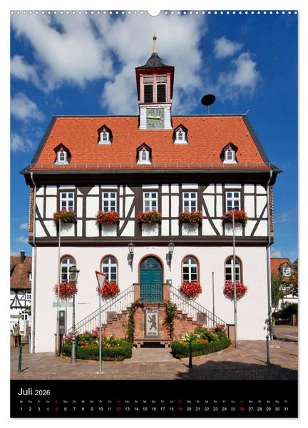 Produktbild: Bad Vilbel vom Frankfurter Taxifahrer (hochwertiger Premium Wandkalender 2026 DIN A2 hoch), Kunstdruck in Hochglanz