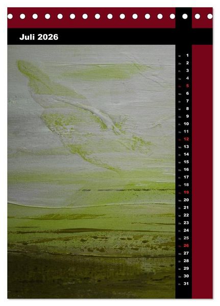 Produktbild: Farbenfrohe Engel (Tischkalender 2026 DIN A5 hoch), CALVENDO Monatskalender