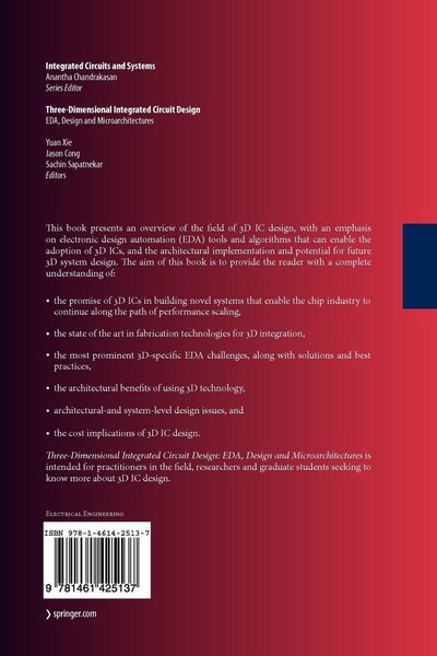 Produktbild: Three-Dimensional Integrated Circuit Design