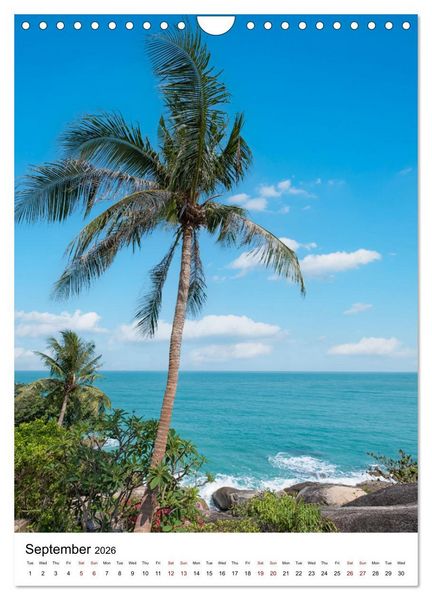 Produktbild: South East Asian Beaches (Wall Calendar 2026 DIN A4 portrait), CALVENDO 12 Month Wall Calendar