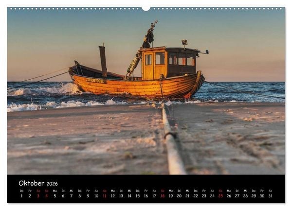 Produktbild: Insel Usedom (hochwertiger Premium Wandkalender 2026 DIN A2 quer), Kunstdruck in Hochglanz