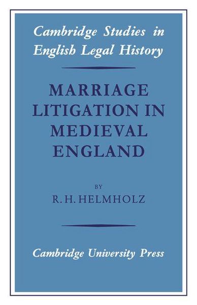 Produktbild: Marriage Litigation in Medieval England