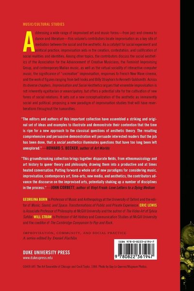 Produktbild: Improvisation and Social Aesthetics