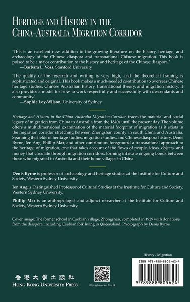 Produktbild: Heritage and History in the China-Australia Migration Corridor