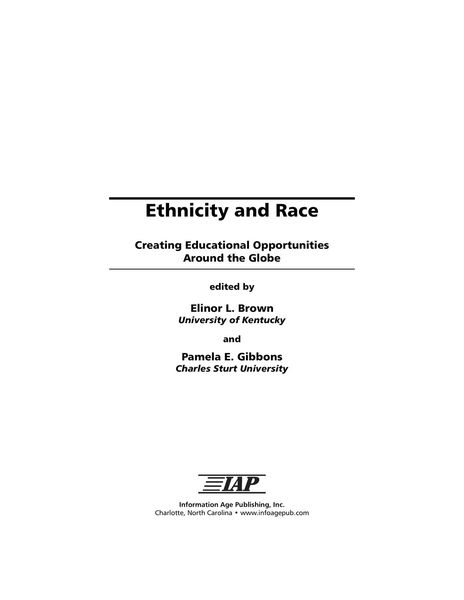 Produktbild: Ethnicity and Race
