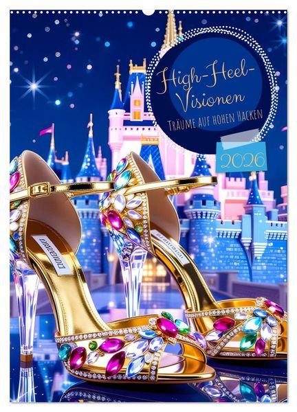 Produktbild: High-Heel-Visionen (Wandkalender 2026 DIN A2 hoch), CALVENDO Monatskalender