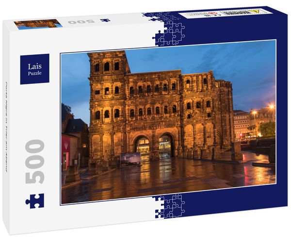 Lais Puzzle Porta Nigra in Trier am Abend 500 Teile