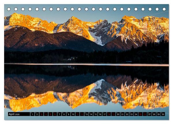Produktbild: Berge. Alpenseen (Tischkalender 2026 DIN A5 quer), CALVENDO Monatskalender